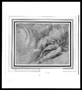 Parmigianino - A study for St Jerome c. 1525-7, RCIN 900883