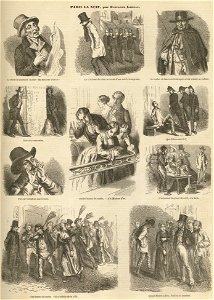 Paris la nuit 2, L'Illustration, 1852
