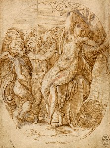 Parmigianino - Venus asleep c.1527-30, RCIN 990546
