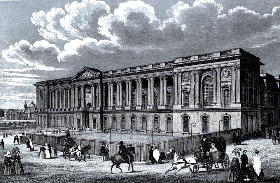 Paris Louvre c1845