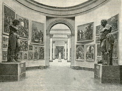 Parma pinacoteca veduta della galleria