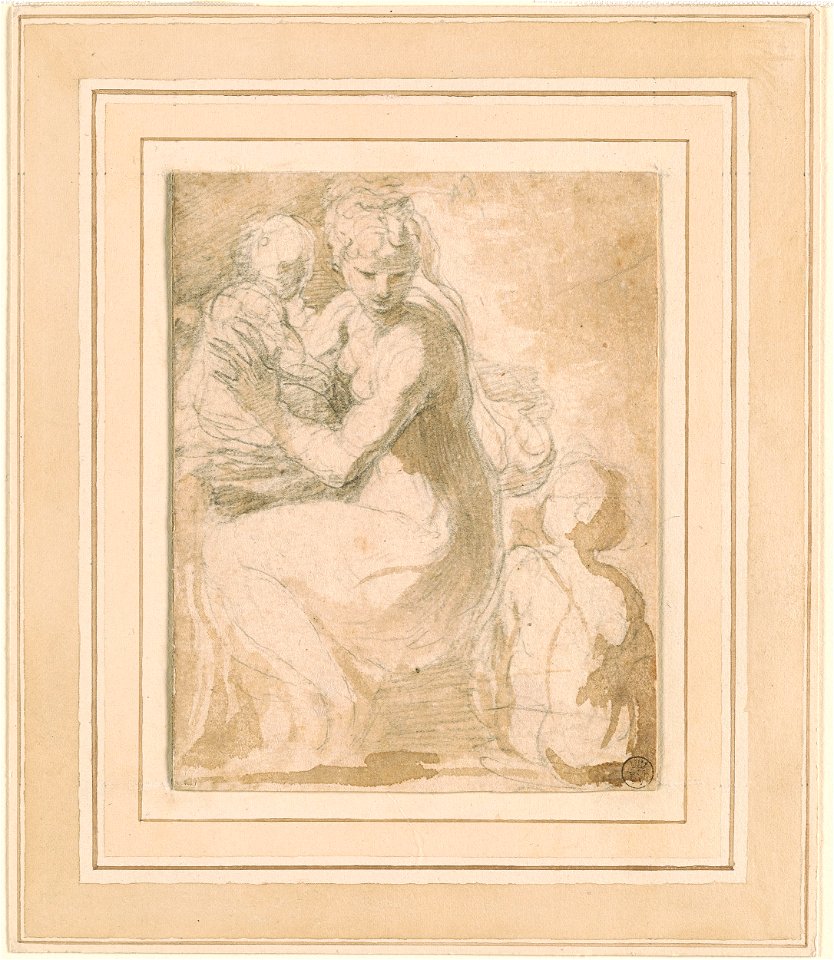 Parmigianino - Virgin and Child with the Infant St. John the Baptist, IV, 48