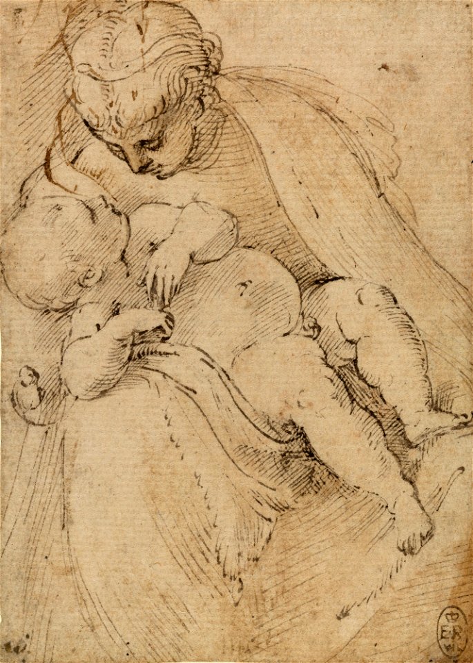 Parmigianino - The Virgin and Child c.1524-7, RCIN 990568