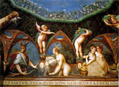 Parmigianino, affreschi di fontanellato 02