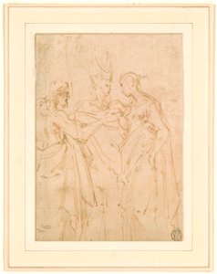 Parmigianino - Marriage of the Virgin, I, 46b