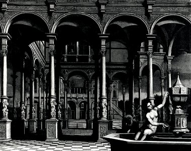 Paris Bordone - David and Bathsheba - Walters 372371