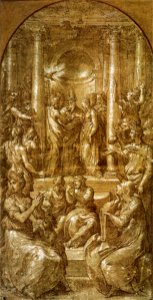 Parmigianino, sposalizio della vergine, chatsworth