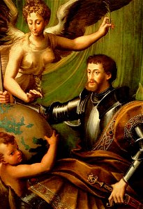 Parmigianino, Carlo V come dominatore del mondo (1530)