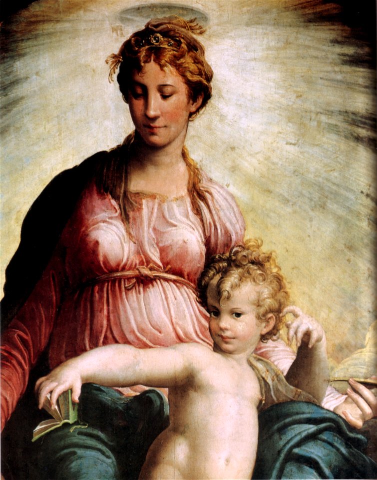 Parmigianino, visione di san girolamo 02