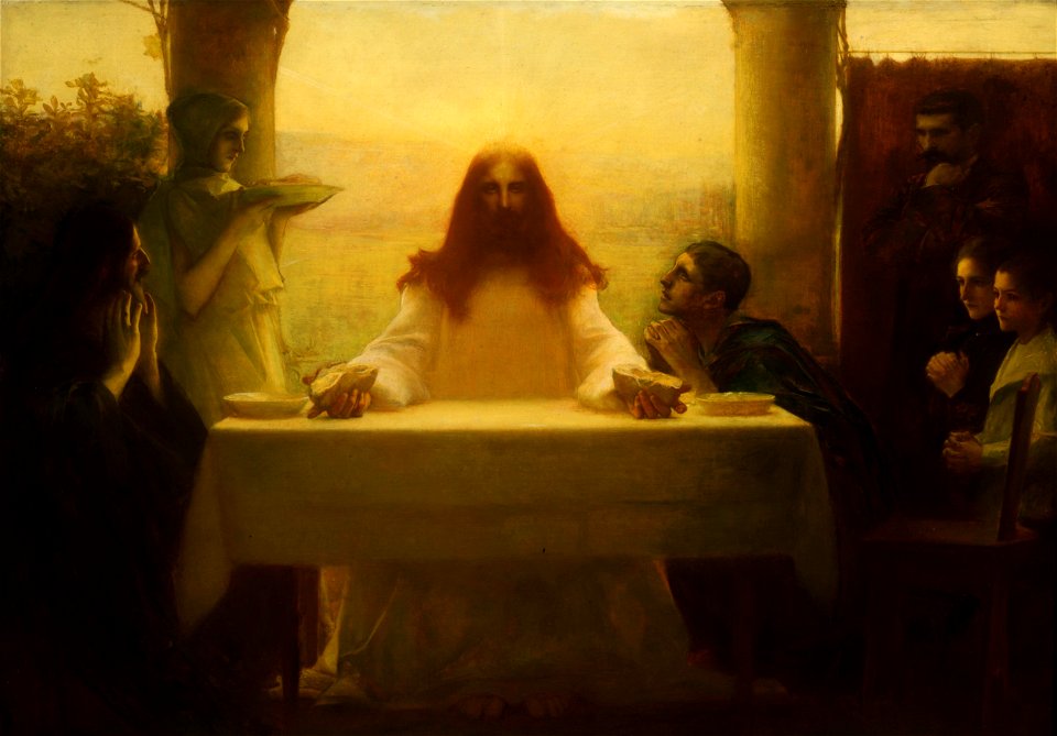 Pascal Dagnan-Bouveret - Christ and the Pilgrims at Emmaus