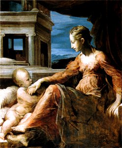 Parmigianino, madonna col bambino courtauld galleries