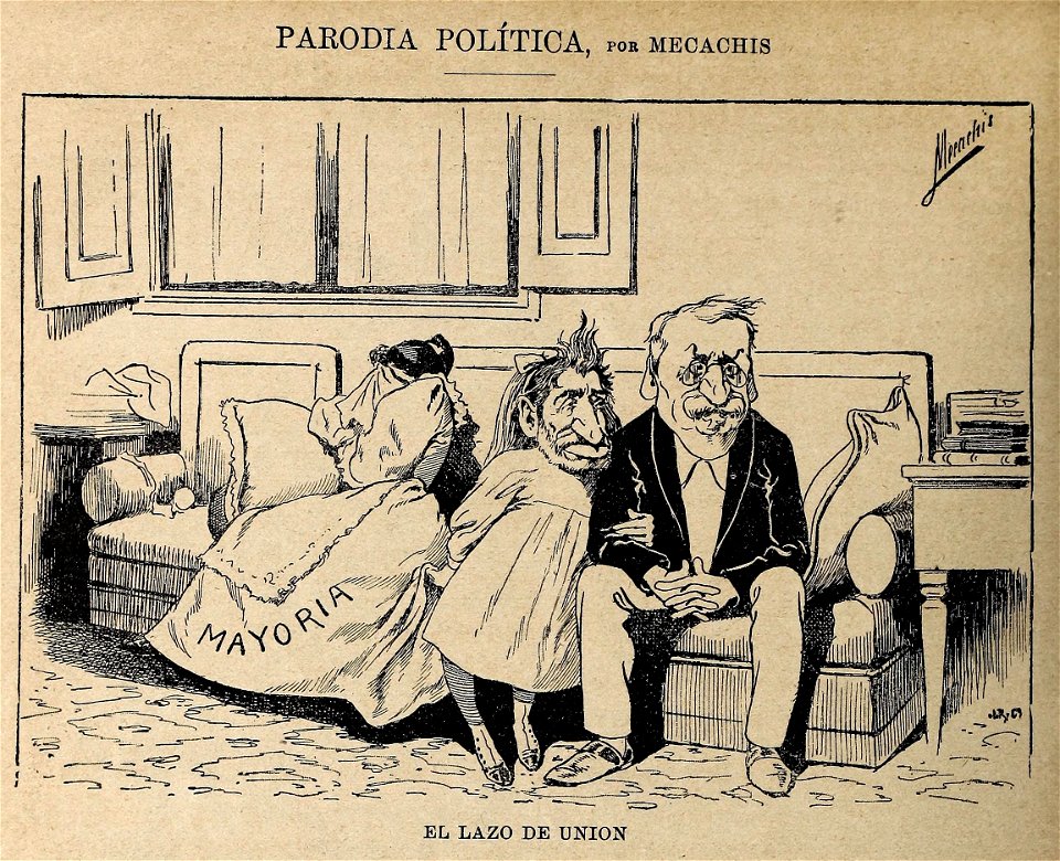 Parodia política, por Mecachis. El lazo de unión
