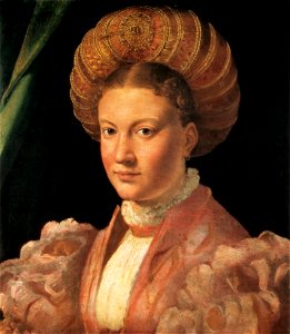 Parmigianino, ritratto di costanza rangoni. Free illustration for personal and commercial use.