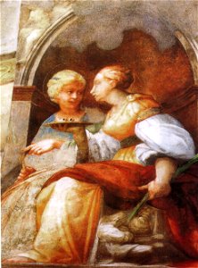 Parmigianino, Sante apollonia e lucia