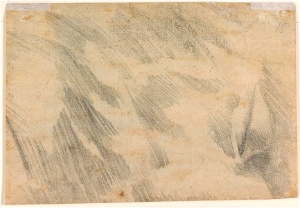Parmigianino - After - Verso Fragment of a Drapery Study, 1989.69