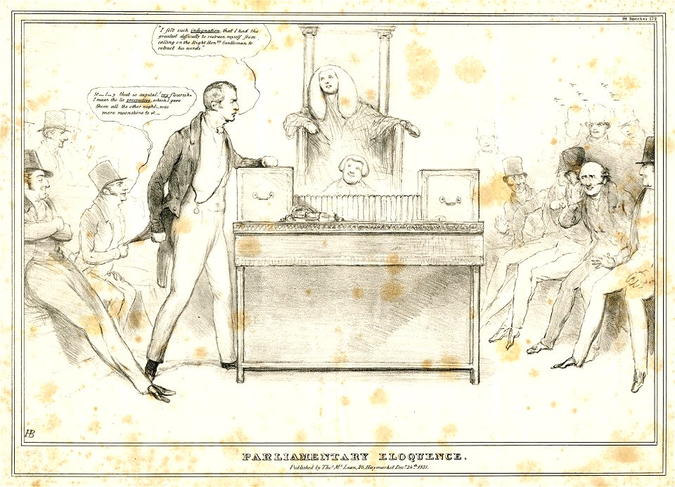 Parliamentary eloquence. (BM 1857,1222.160)