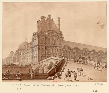 Paris-PontRoyal-PavillonDeFlore-1814
