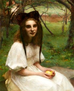 Pascal Dagnan-Bouveret - Portrait of a Girl in a White Dress