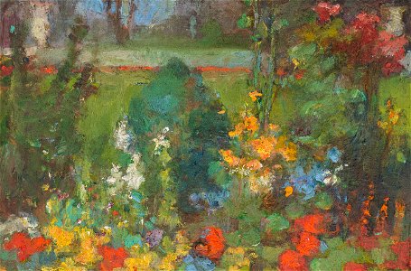 'The Flower Garden' by Clara Weaver Parrish