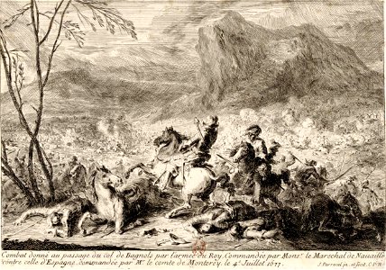 Parrocel Joseph-Combat du col de BagnolsBNF Gallica G4 copie