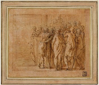 Parmigianino - Study for a Group, 1888