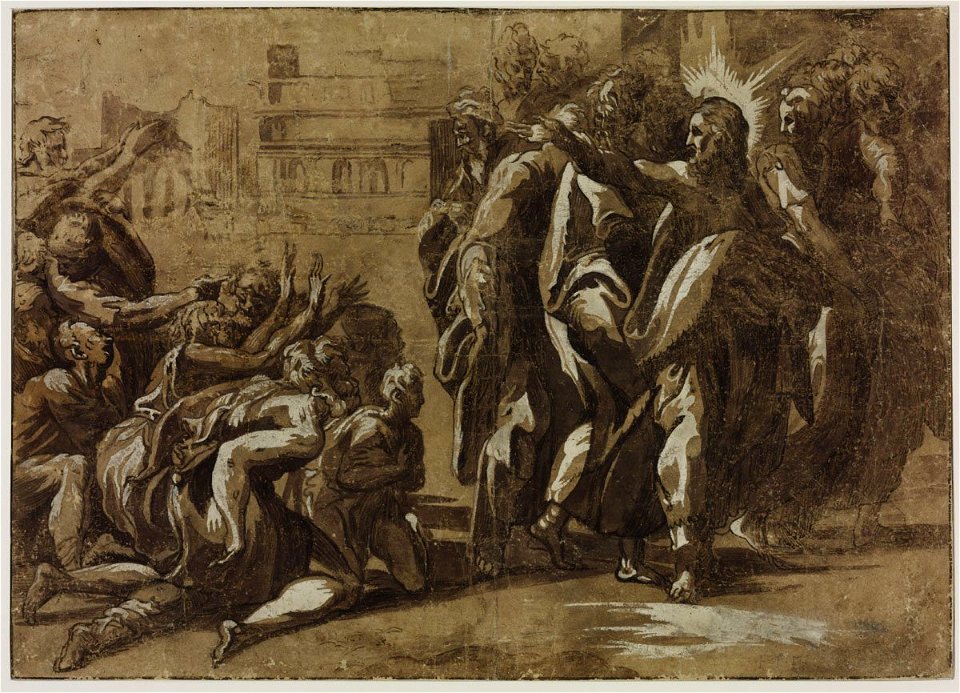 Parmigianino - after - Cleansing of the Ten Lepers, 2147
