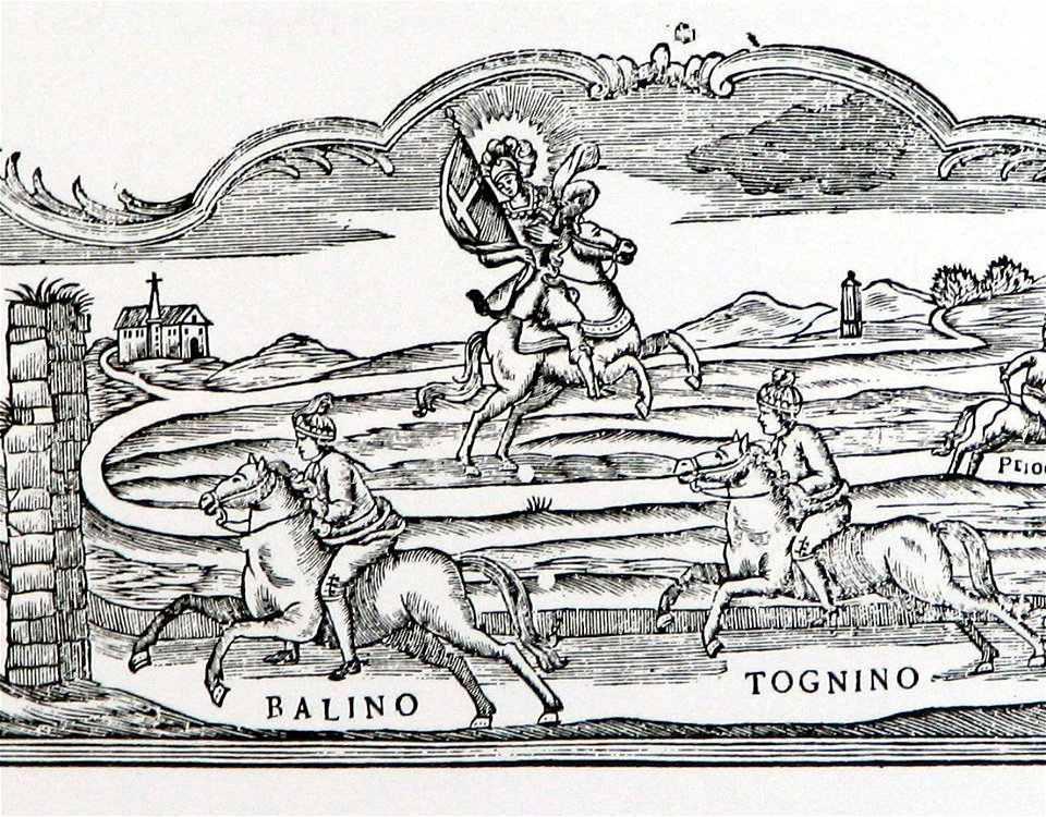 Part corsa del palio di asti XVIII secolo