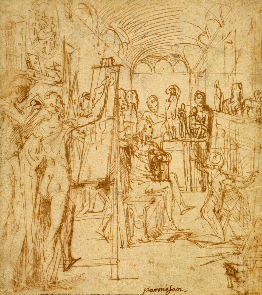Parmigianino - Interior of a Painter’s Studio - Google Art Project