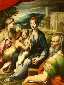 Parmigianino (1503-1540) (after) - The Madonna and Child with the Infant Saint John the Baptist, the Magdalen and Saint Zacharias - 20937 - National Trust