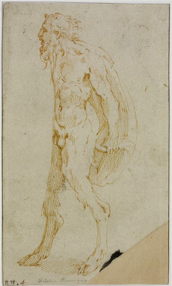 Parmigianino - after - Study for a Satyr, 1954