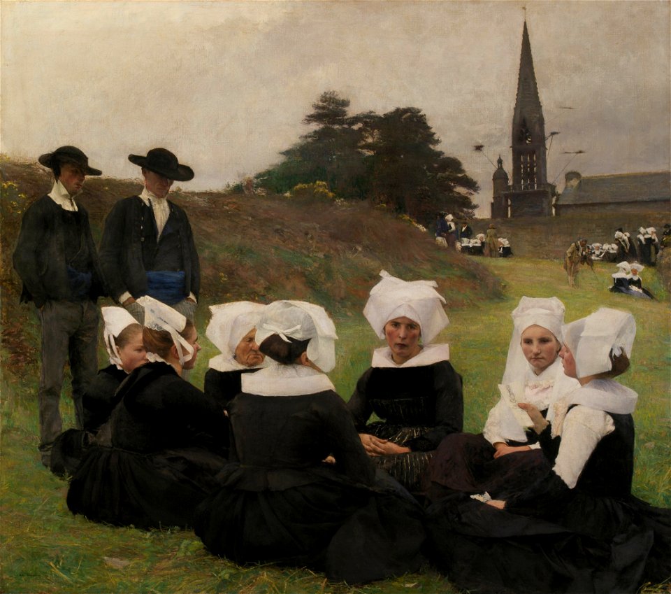 Pascal Dagnan-Bouveret - Breton Women at a Pardon