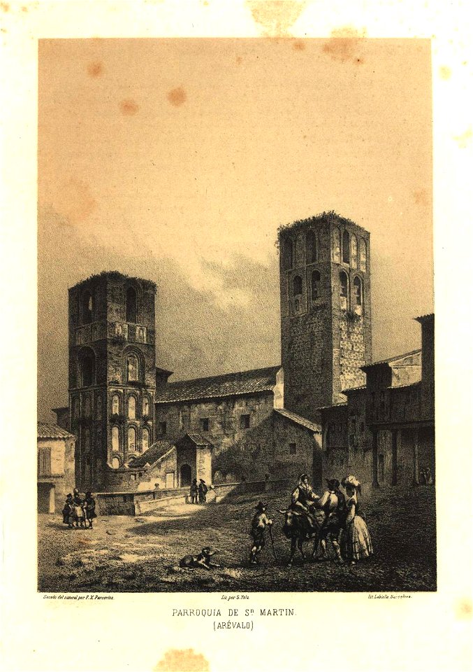 Parroquia de Sn. Martín (Arévalo), 1865