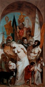 Part of the Triumphal Procession, with Prisoners, by Theodoor van Thulden