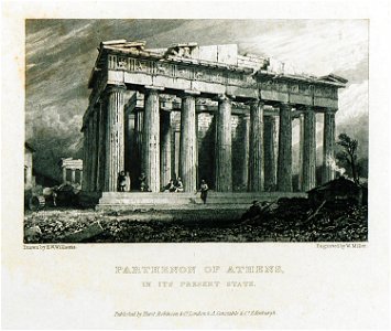 Parthenon of Athens, in its present state - Williams Hugh William - 1829