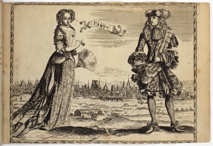 Parys - Costumes des quatre parties du monde, gravés dans la manière de Luycken (1670)