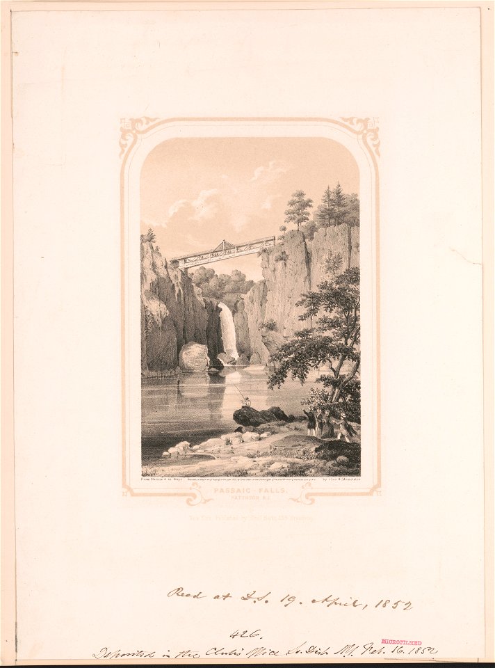 Passaic Falls. Paterson, N.J. LCCN2003674373