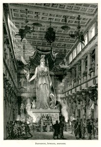 Parthenon, interior, restored - Mahaffy John Pentland - 1890