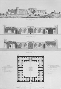 Pasangan caravanserai by Pascal Coste