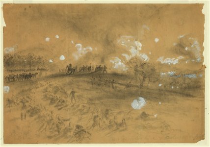 Part of Ward's line, Kershaw attacking LCCN2004660325
