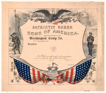 Patriotic order sons of America LCCN2012649664