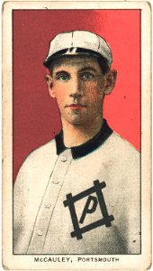 Pat McCauley, Portsmouth Team, baseball card portrait LCCN2008676900