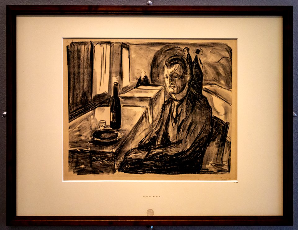 Passion Leidenschaft-Munch-Selbstbildnis mit Weinflasche DSC7546