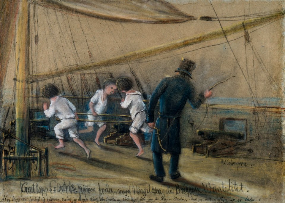 Pastell - Sjöhistoriska museet - O 11946.A-B