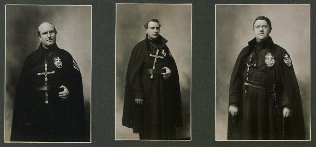 Passionist Fathers, 1903 (three photographs) (HS85-10-13841)