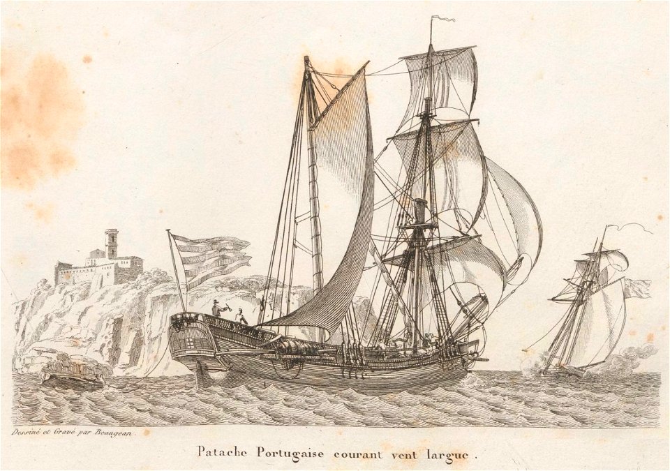Patache portugaise au début du XIXème siècle
