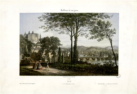 Pau - Vue du Château prise du Parc - Fonds Ancely - B315556101 A MERCEREAU 7 042