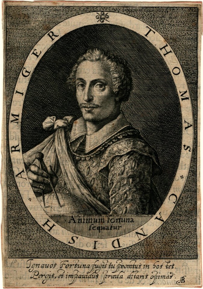 Magdalena or Willem van de Passe - Portrait of Thomas Cavendish