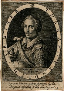 Magdalena or Willem van de Passe - Portrait of Thomas Cavendish