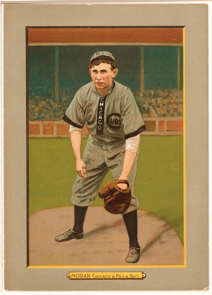 Pat Moran, Chicago Cubs, Philadelphia Phillies, baseball card portrait LCCN2007685612
