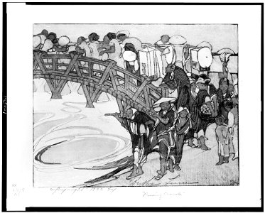 Passing crowds - Bertha Lum. LCCN90712805
